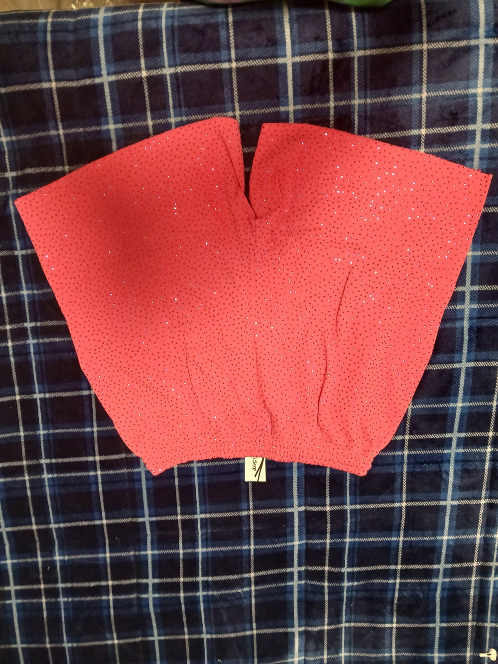 Sp5der Hot Pink Rhinestone Shorts - Picture 3 of 3